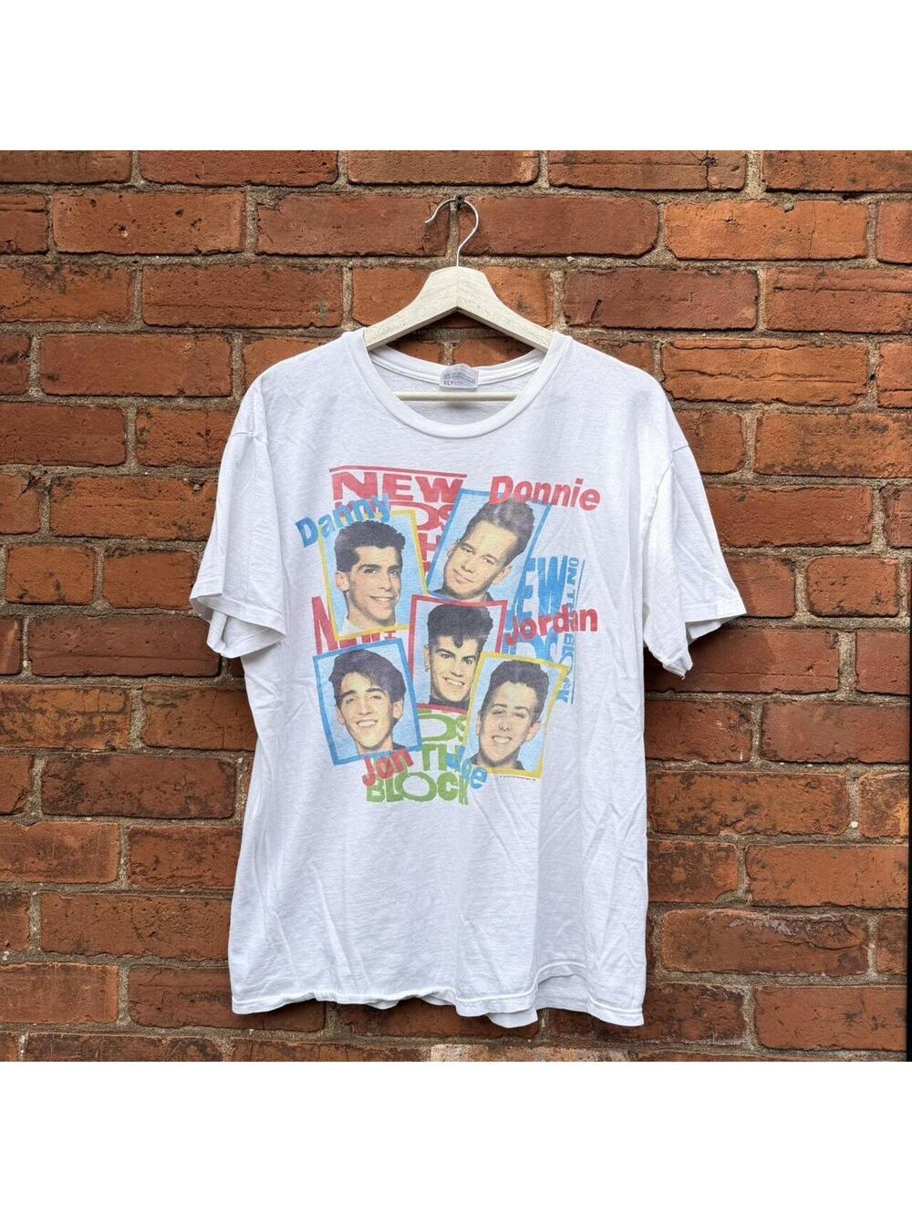 Vintage new kids on the block t shirt 1989 L/XL